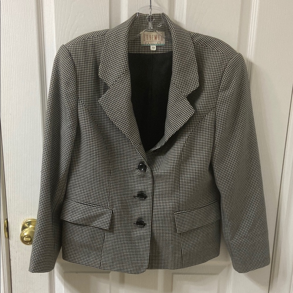 Jeremy Scott  Black and White Blazer